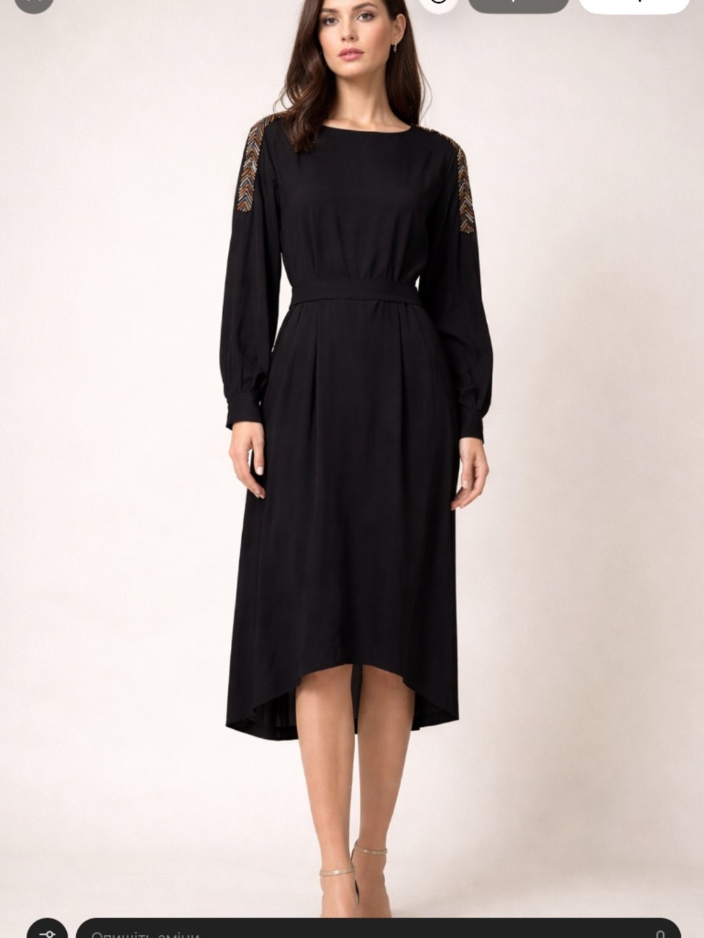 Peserico black dress